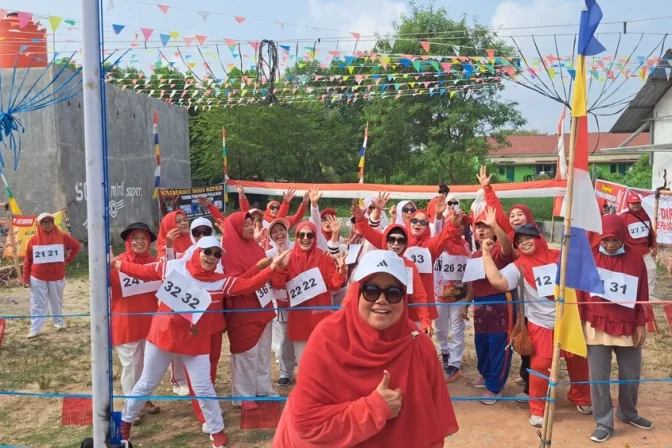 Meriahkan HUT ke-81 RI, RW 07 Gelar Lomba Senam di Kampung Murai